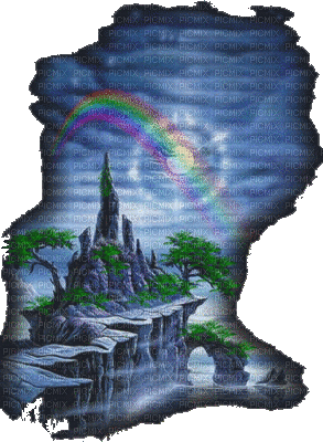 Regenbogen - Ingyenes animált GIF