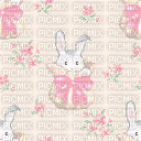 Bunny background - GIF animate gratis