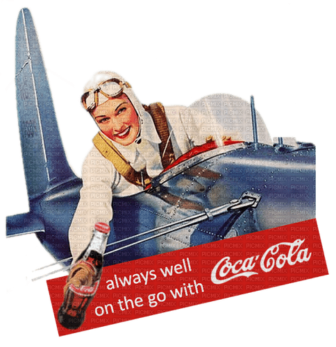 woman pilot cola - Free PNG