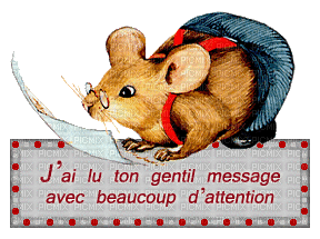 gentil message - Zdarma animovaný GIF