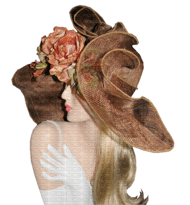 Kaz_Creations Woman Femme With Hat - 免费PNG