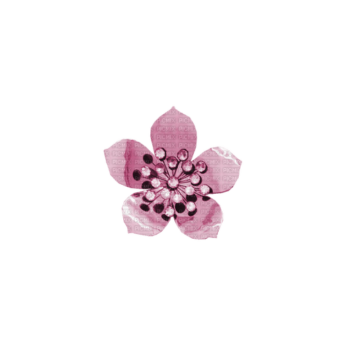 kikkapink deco scrap pink flower - Free PNG