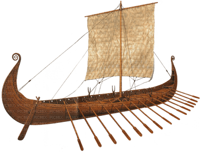 Viking Boat - bezmaksas png
