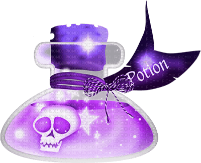 soave deco halloween potion purple - 免费PNG