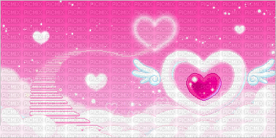 pink heart heaven - Бесплатни анимирани ГИФ