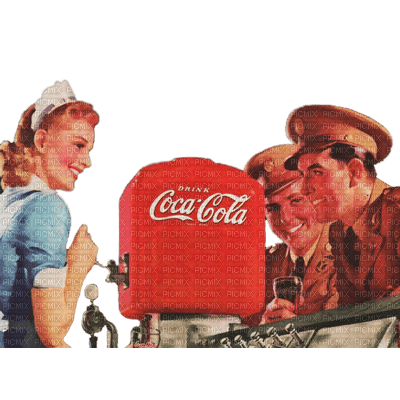 vintage coca cola - zadarmo png