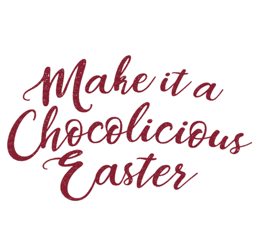 Chocolate Easter Text - Bogusia - 免费PNG