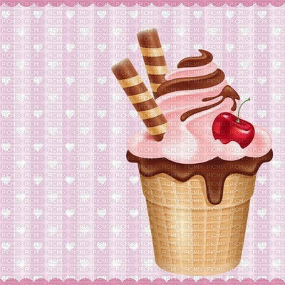 image encre color la crème glacée été bon anniversaire coeur edited by me - Free PNG