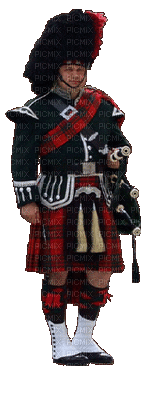 Scottish piper bp - Безплатен анимиран GIF