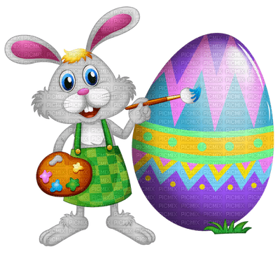 Kaz_Creations Easter Deco Bunny - PNG gratuit