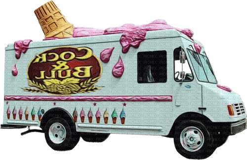 ice cream van Bb2 - png grátis