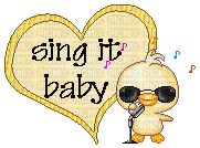 Sing It Baby - Бесплатный анимированный гифка