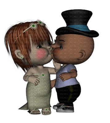 Kaz_Creations Dolls Couple - PNG gratuit