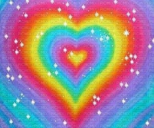rainbow heart /// - darmowe png