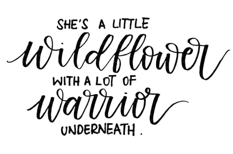 wildflower / words - Free PNG