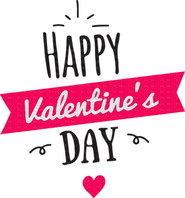 Happy Valentines Day - PNG gratuit