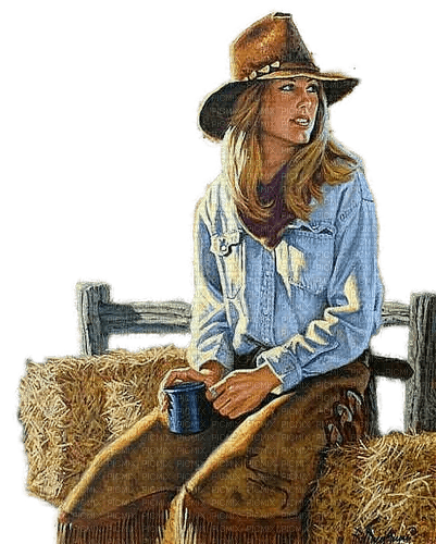 Western.Cowgirl.Far west.Victoriabea - png gratis