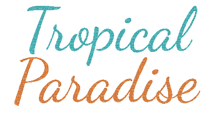 Tropical Paradise Text - Bogusia - png gratuito