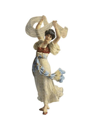 dancing woman - nemokama png