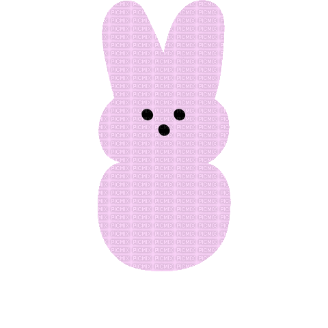 Pastel Easter Bunny - Free animated GIF