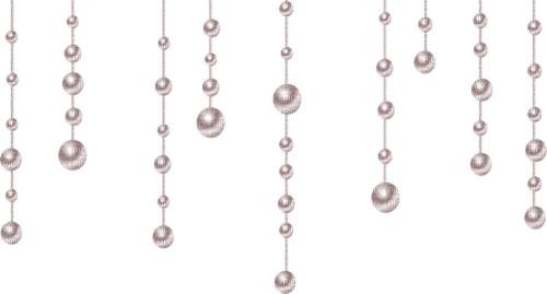 Hanging Pearls.White - png grátis