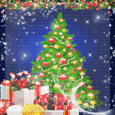 soave background animated  christmas winter tree - Ücretsiz animasyonlu GIF
