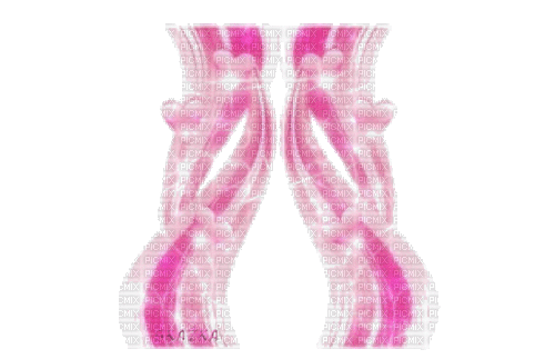 Узор розовые сердечки - GIF animasi gratis