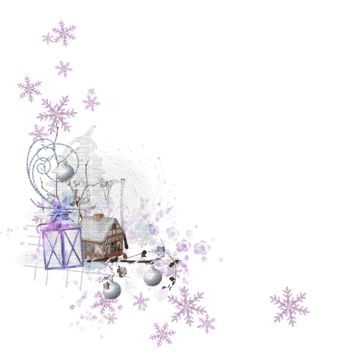 christmas winter cluster - 無料png