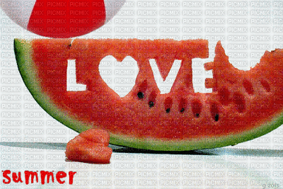 melon fond - GIF animado grátis