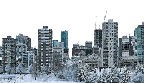 winter city - PNG gratuit