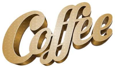 coffee text - png ฟรี