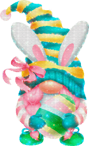 Easter gnome  by nataliplus - GIF animé gratuit