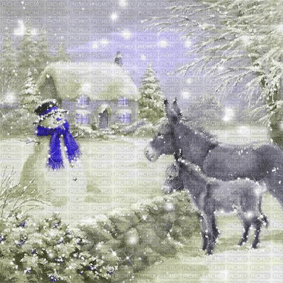 kikkapink background christmas winter animated - Animovaný GIF zadarmo