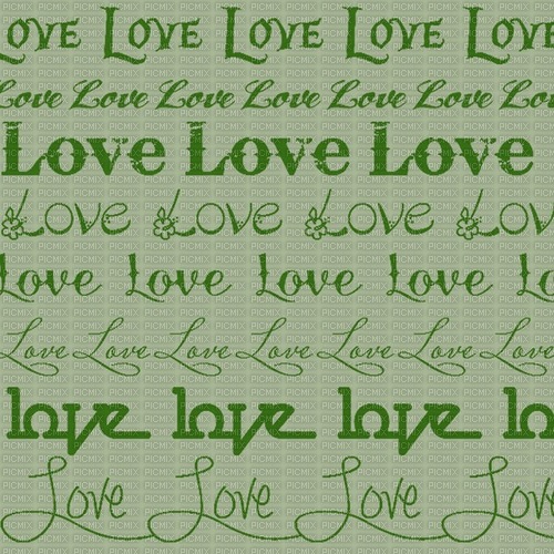 Fond Vert Love:) - png ฟรี