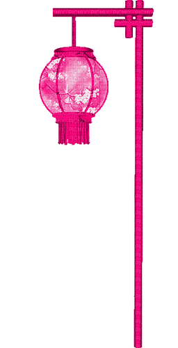 Asian Lantern.Pink - png ฟรี