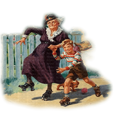 abuela i niño  dubravka4 - png grátis