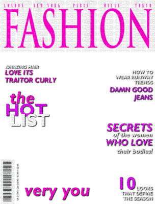 loly33 frame magasine fashion - 無料png