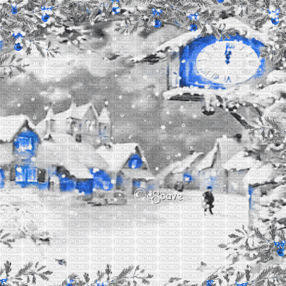 soave background animated new year vintage - 免费动画 GIF