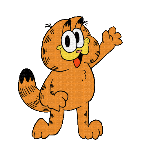 Garfield!! (Art by me) - GIF เคลื่อนไหวฟรี