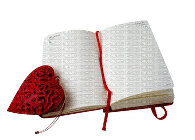Kaz_Creations Book Of Love Heart - png gratis