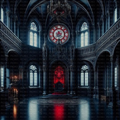 Gothic Castle Interior - zdarma png