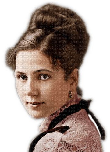 Rena Vintage Woman Frau Sepia - besplatni png