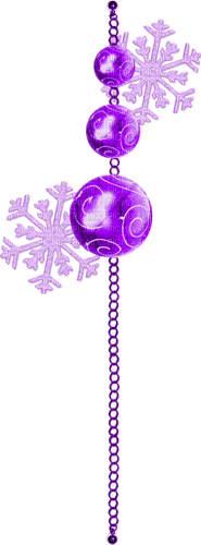 Christmas.Winter.Deco.Purple - darmowe png