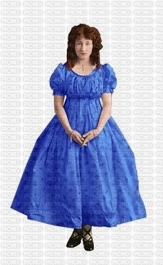 blue dress - kostenlos png