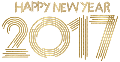 Kaz_Creations Logo Text Happy New Year  2017 - bezmaksas png