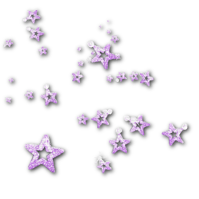 purple pastel stars (credits to owner) - Free PNG
