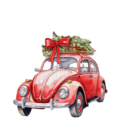 christmas car - zadarmo png