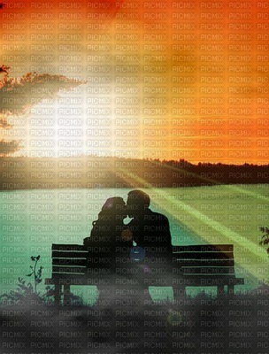 couple sunset bp - PNG gratuit