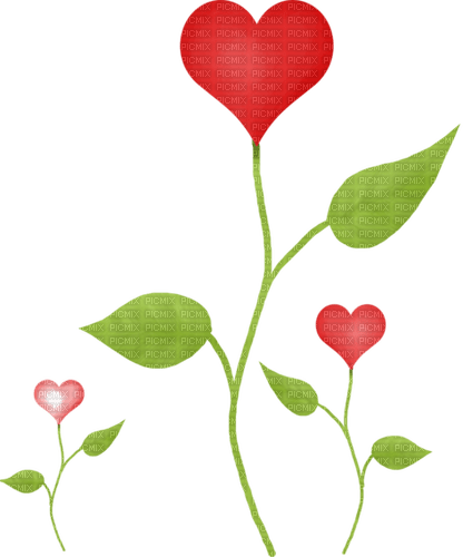 dolceluna scrap heart flower - nemokama png