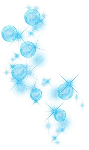 Bubbles.Sparkles.Blue - ücretsiz png